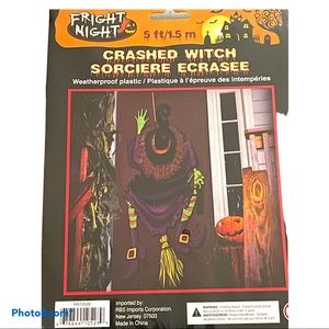 Cratch Witch Weatherproof Plastic Decor 5ft/1.5 m